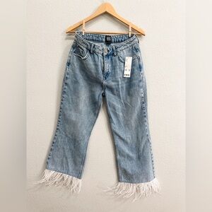 NWT BDG Urban Outfitters Feather Wide Leg Jeans